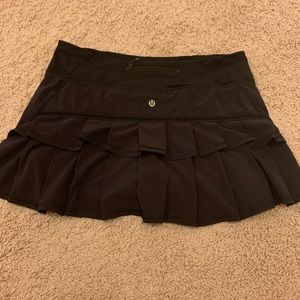 Lululemon Black Pace Setter Skirt